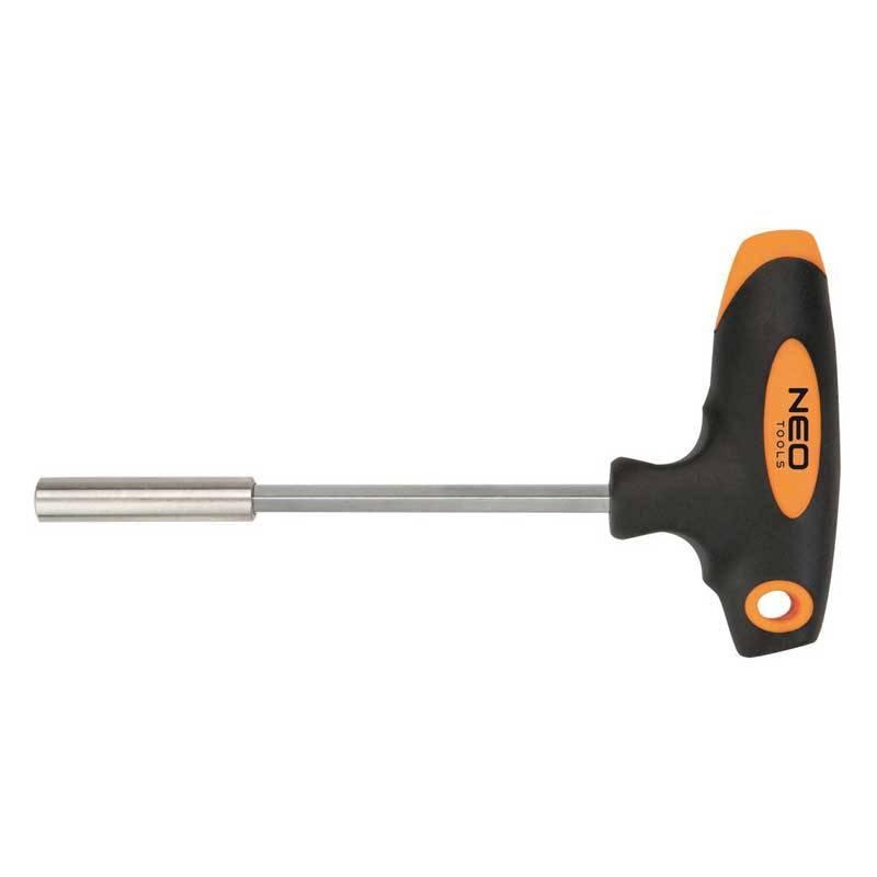 Neo Držač za nastavke tip T, 1/4", 175 mm, 06-075