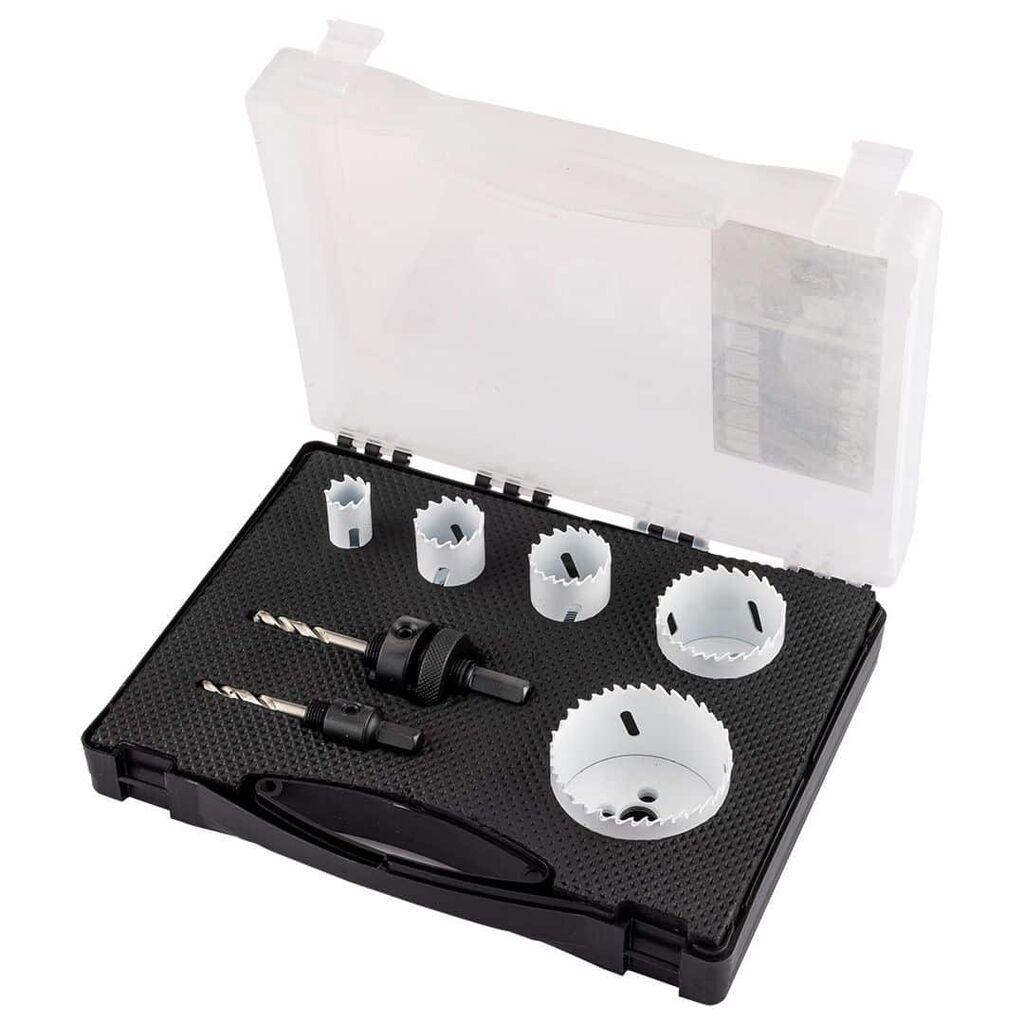 Graphite Set kruna za rupe bimetal 56T723, 19-68mm, 7 komada