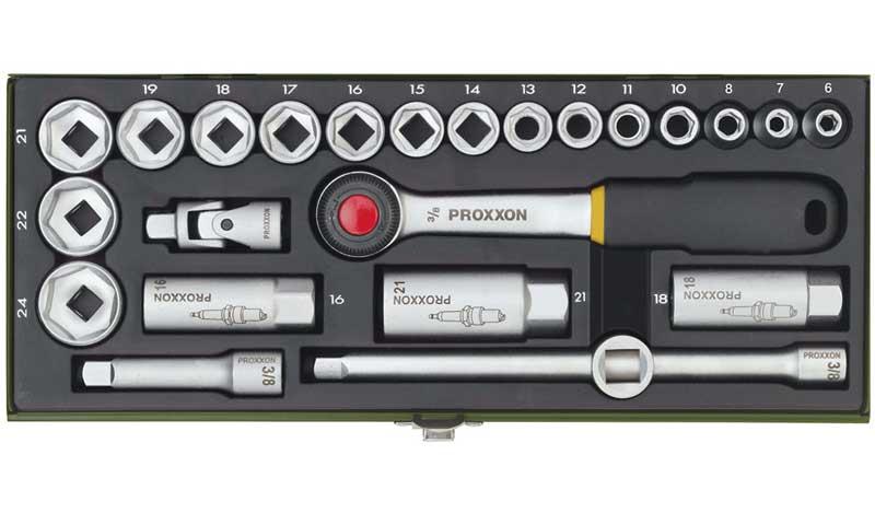 Proxxon Set nasadnih ključeva, 3/8", 24 komada