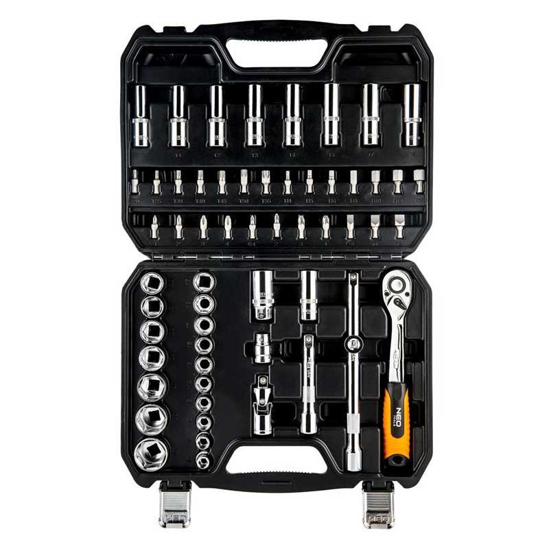 Neo Set nasadnih ključeva 08-663, 1/2", 58 komada