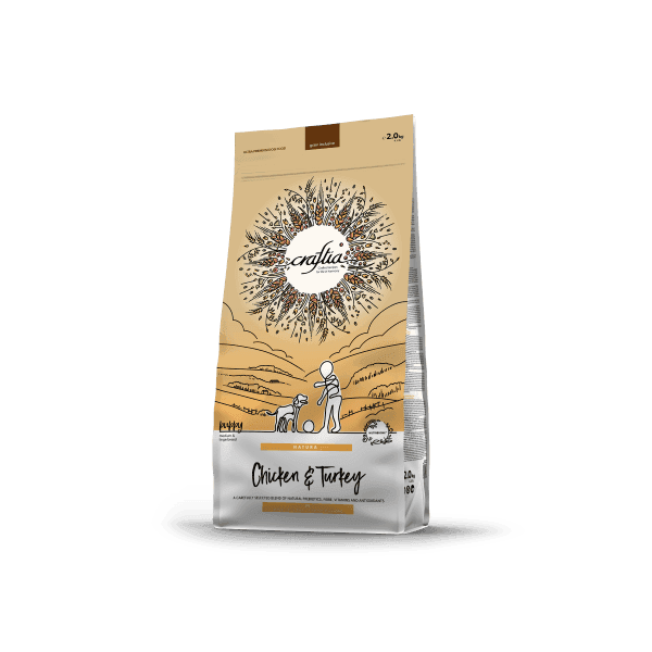 Craftia Natura Hrana za štence srednjih i velikih rasa, piletina i puretina 2 kg