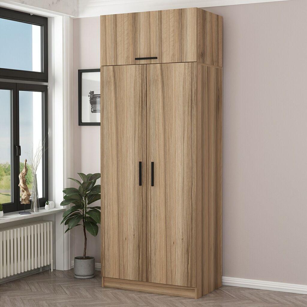 Hanah Home Ormar Kale-2238, 90x255x52 cm, Hrast