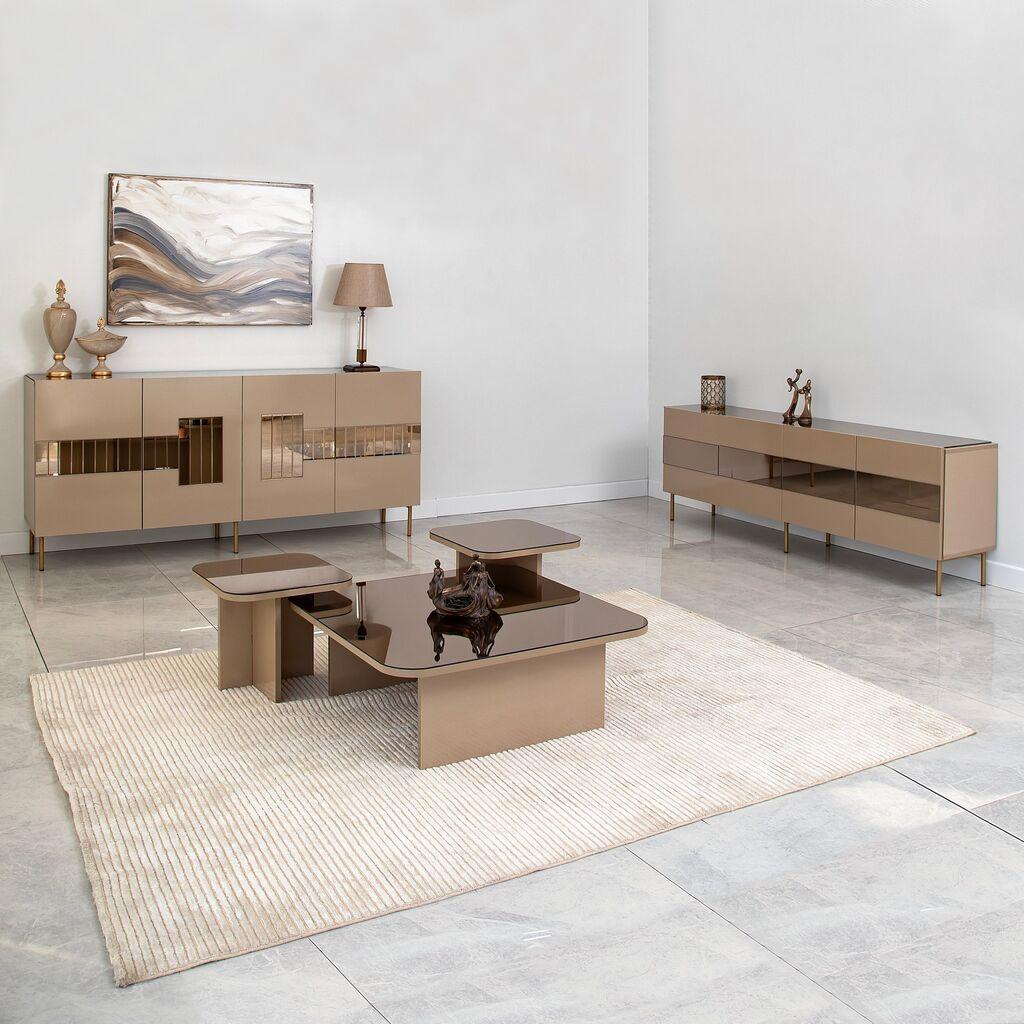 Hanah Kućna konzola Pariz, 180x80x40 cm, Bronzana boja