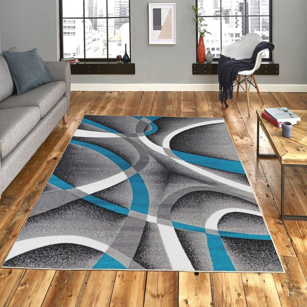 Conceptum Hypnose tepih Woopamuk196, 100x150 cm, sivo-plava