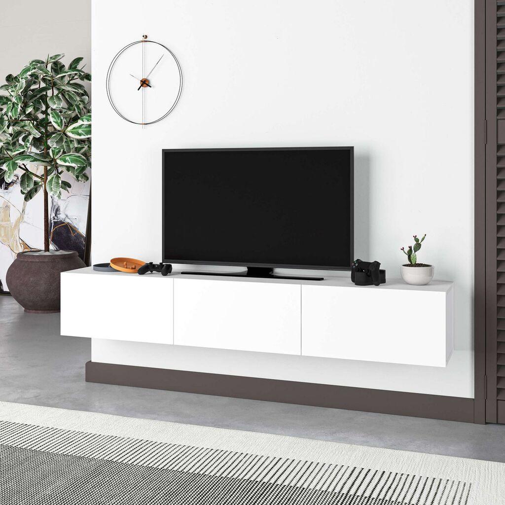 Hanah Home TV komoda Francy 180, 180x30x30 cm, Bijela