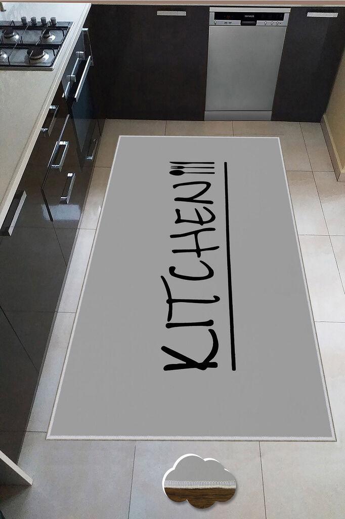 Conceptum Hypnose tepih Wookece239, 80x300 cm, sivo-crna