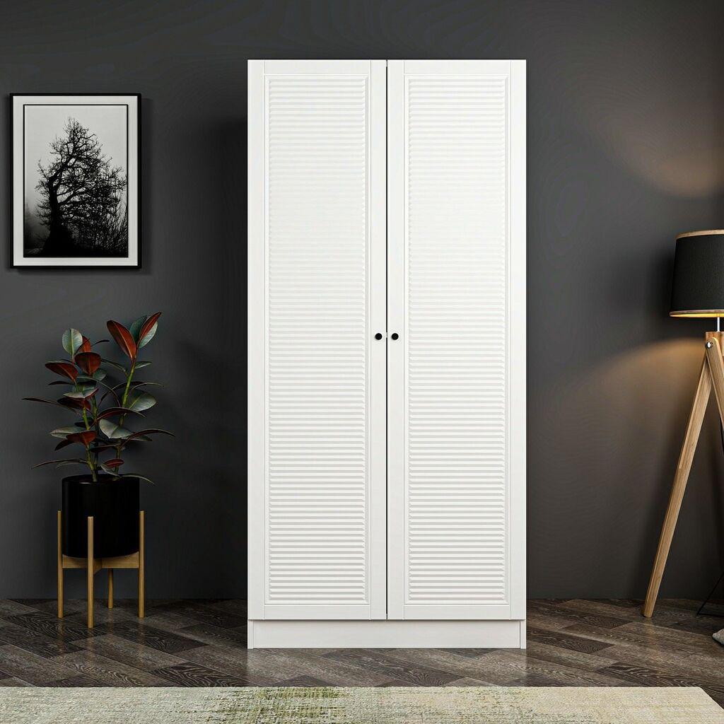 Hanah Home Ormar Kale-210, 90x210x52 cm, Bijela