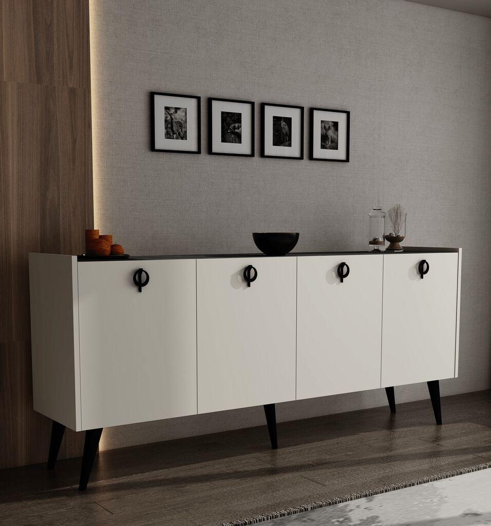 Hanah Kućna konzola Ay Tasi Kaya, 180x79x40 cm, bijela