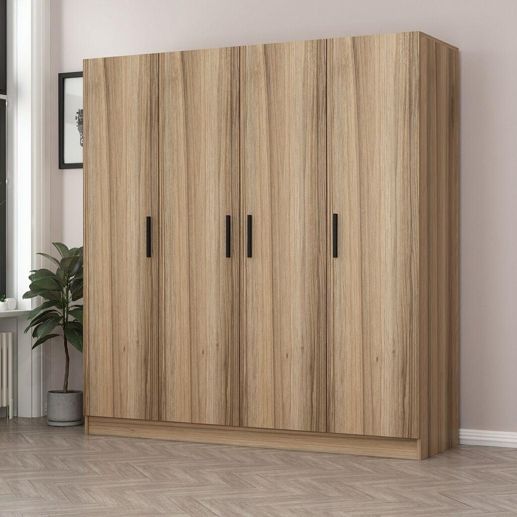 Hanah Home Ormar Kale-7498, 180x190x52 cm, Hrast