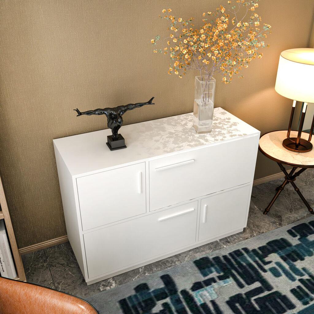 Hanah Kućna konzola Mares, 120x81,6x45 cm, Bijela