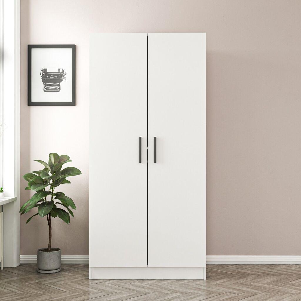 Hanah Home Ormar Kale Chain-210, 90x210x52 cm, Bijeli