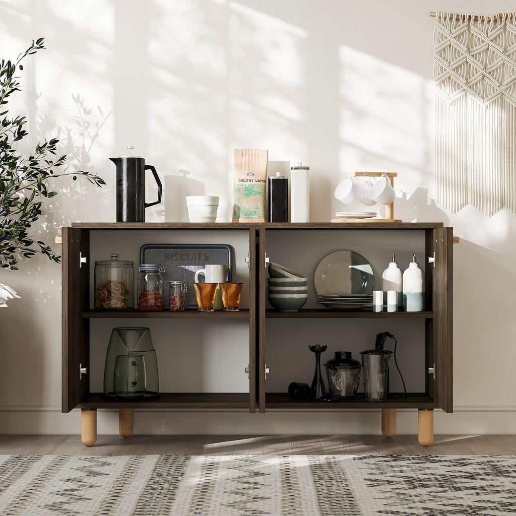 Hanah Kućna konzola Venecija, 120x73,6x29,6 cm, Orah