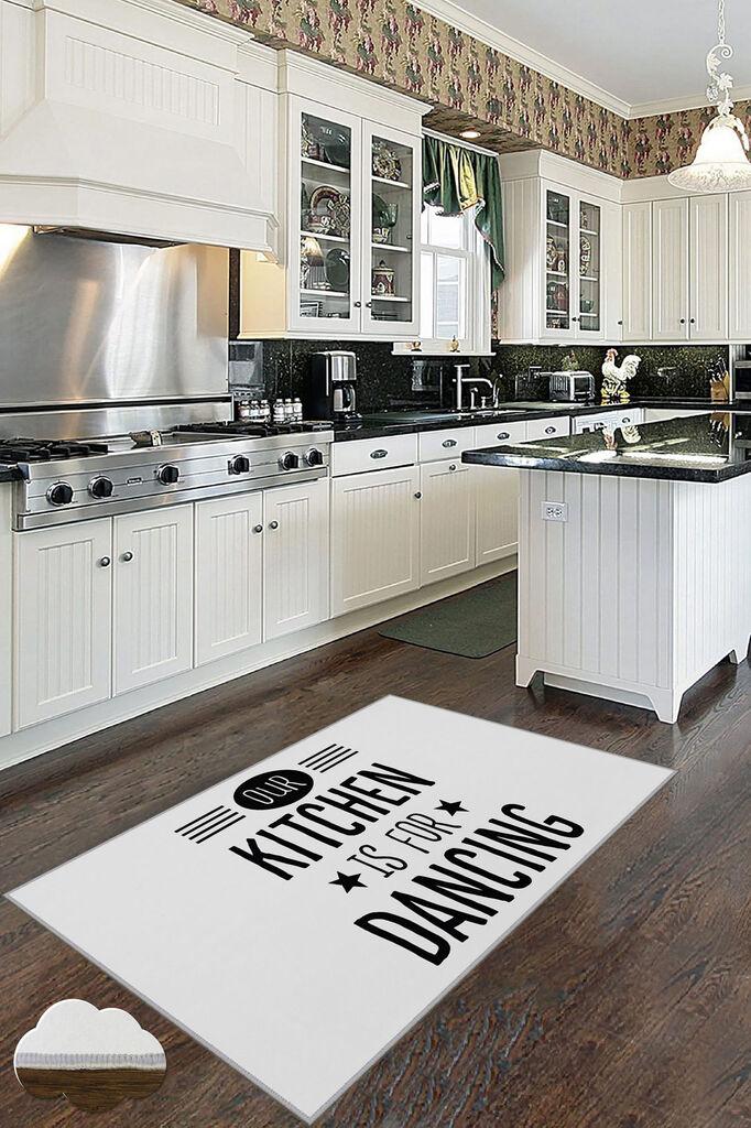 Conceptum Hypnose Tepih Wookece175, 80x200 cm, Bijelo-crni