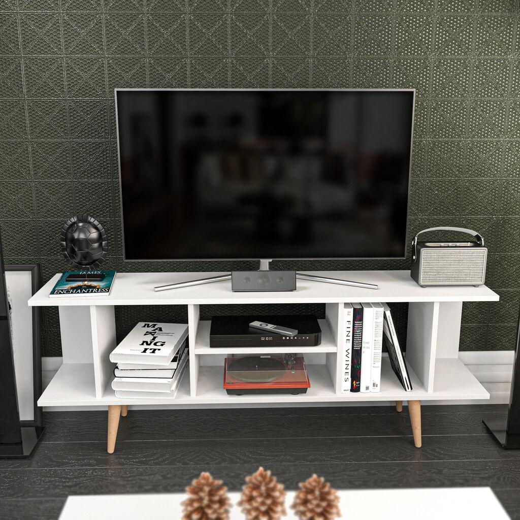 Hanah Home TV komoda Akya, 160x38,6x35 cm, Bijela