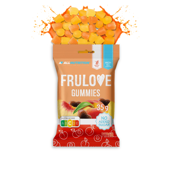 Allnutrition Gumene bombone Frulove, Breskva, 35g