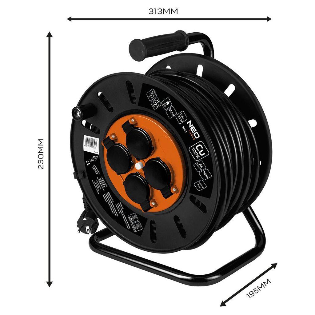 Neo Produžni kabel na kolutu 30m, 3×1.5mm2 90-171