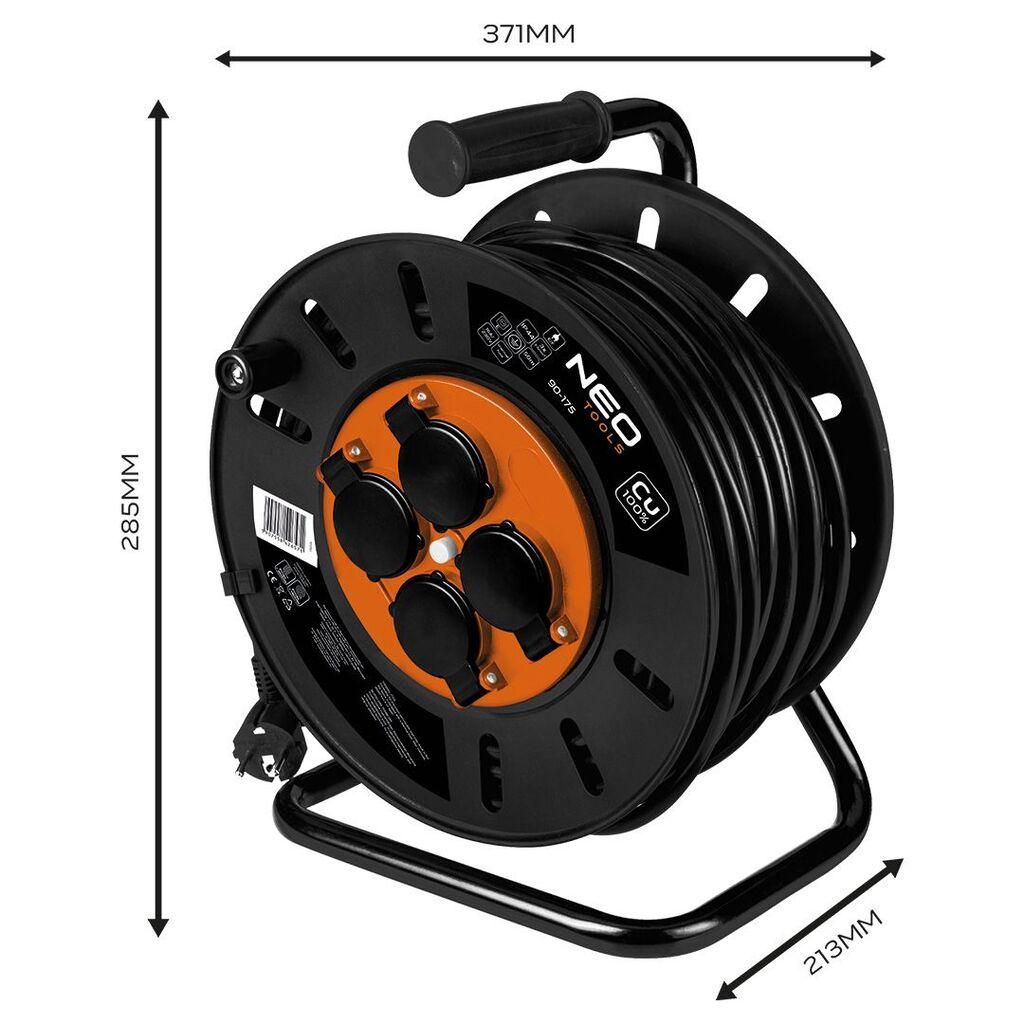 Neo Produžni kabel na kolutu 50m, 3×2.5mm2 90-175