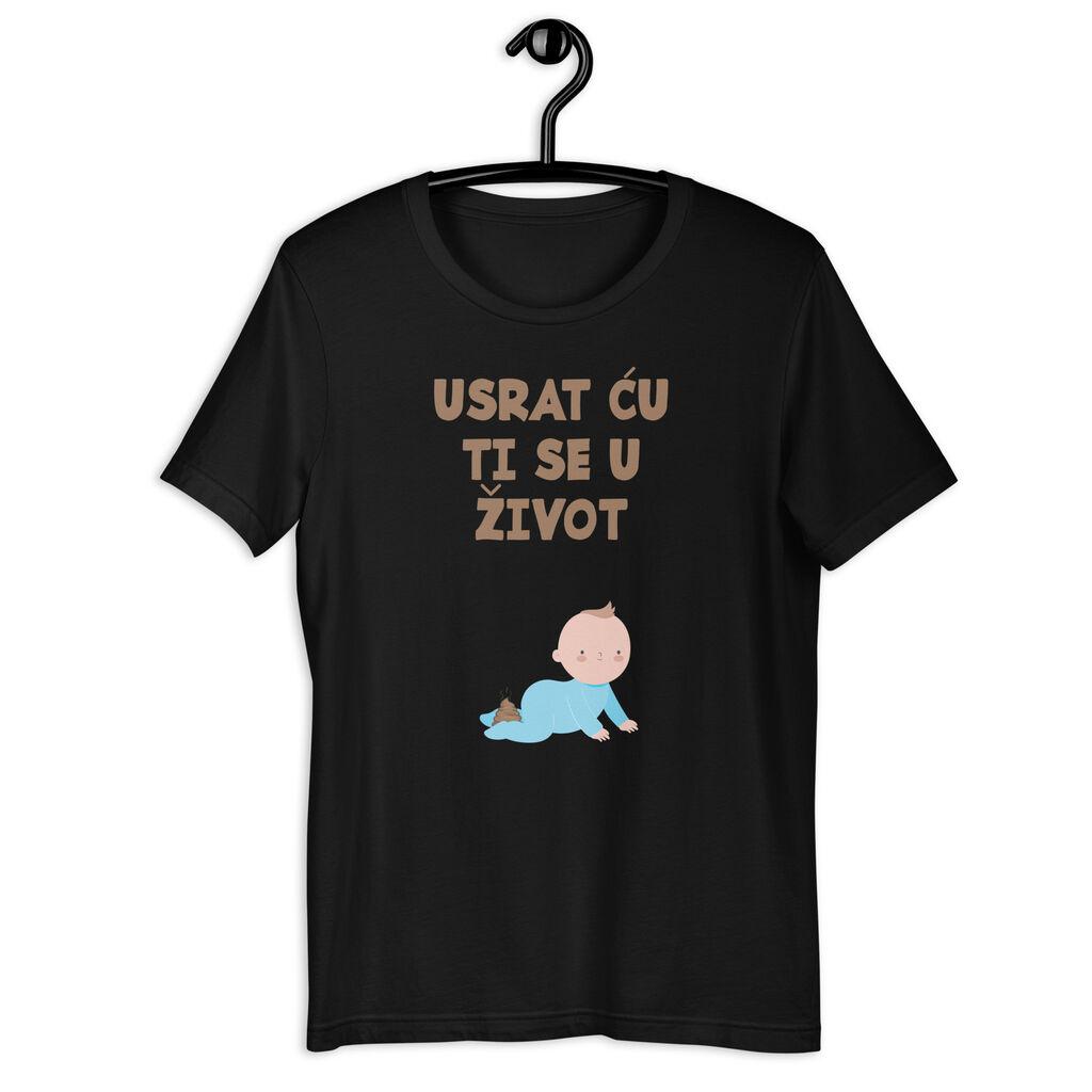 Goatees Ženska majica Usrat Ću Ti Se U Život, Crna