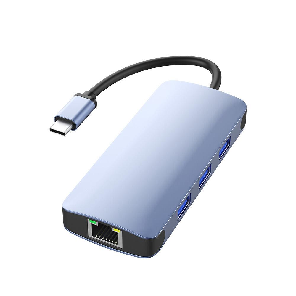 Appacs Hub HB15, USB-C na Rj45+2xUSB