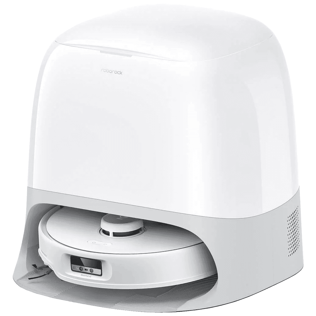 Roborock Robot usisavač sa stanicom za pražnjenje Qrevo Curv White, 6400 mAh, WiFi, Bijeli