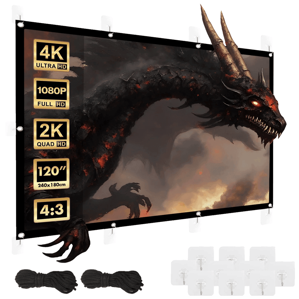 Maclean Platno za projektor MC-169, Zidno, 240 x 180 cm, 4:3