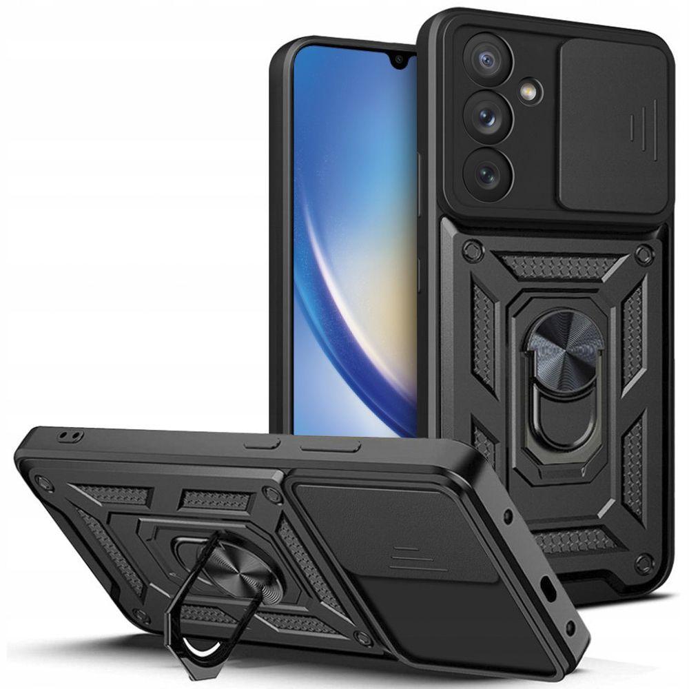 Tech-Protect Maska za mobilni telefon Galaxy A34 5G Camshield, Crna