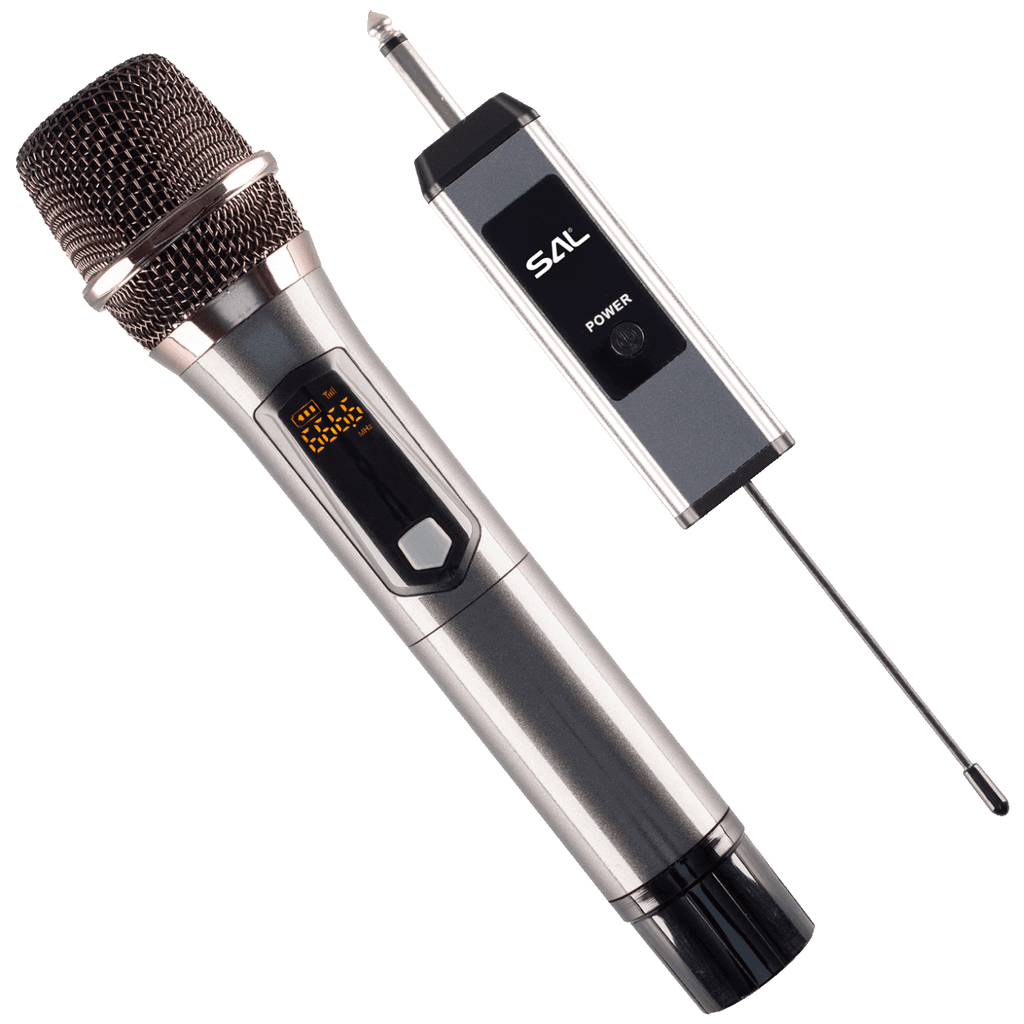 SAL Bežični set MVN310, Mikrofon i prijemnik, Srebrna boja