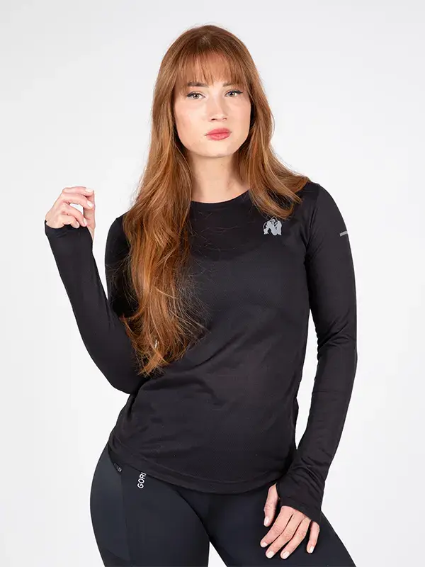 Gorilla Wear RALEIGH Majica Dugi Rukav - Crna