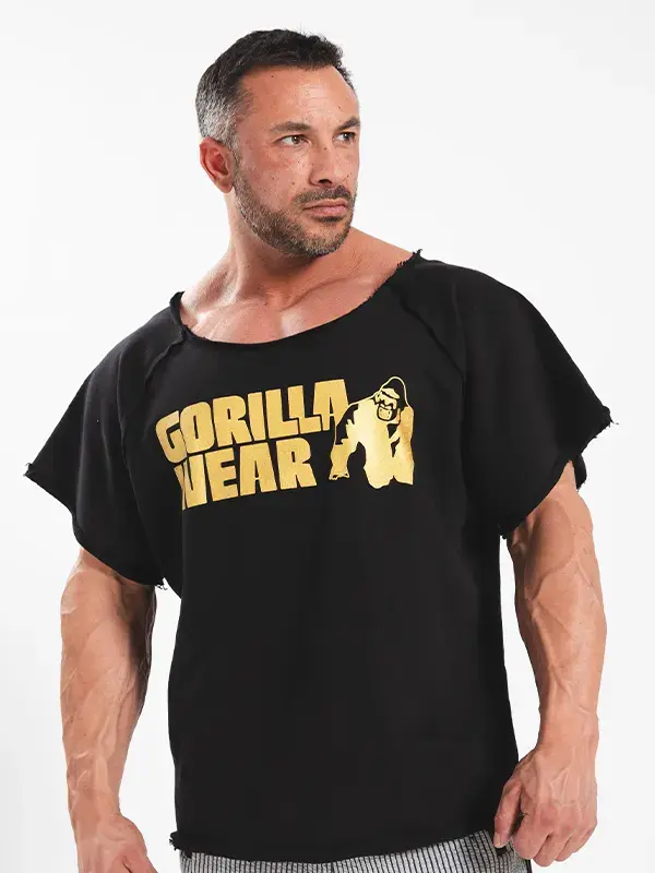 Gorilla Wear CLASSIC Trening Top - Crno/Zlatni