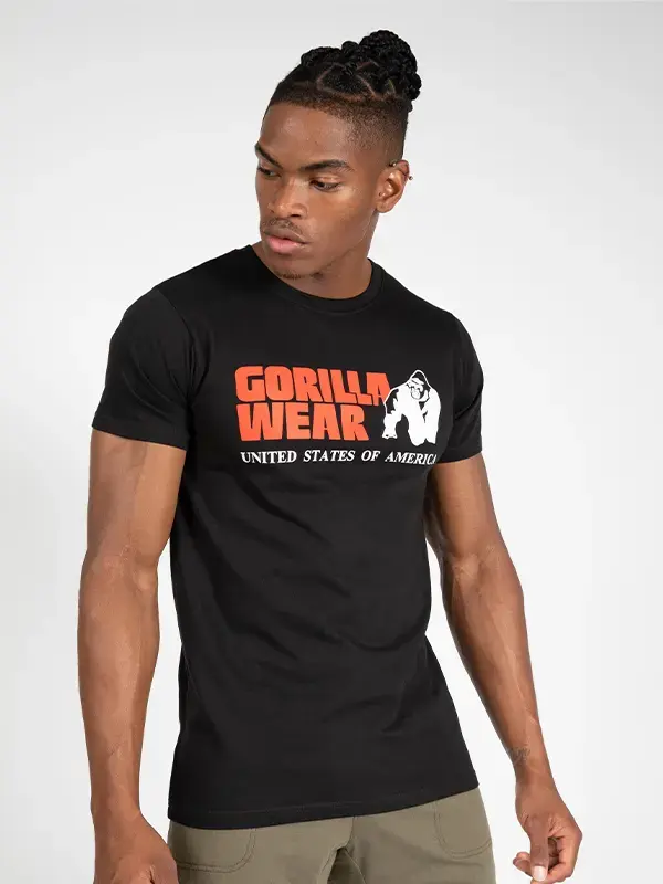 Gorilla Wear CLASSIC Majica - Crna