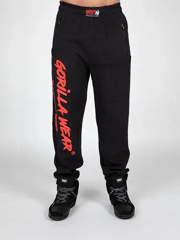 Gorilla Wear AUGUSTINE Old School Donji Dio - Crno/Crveni