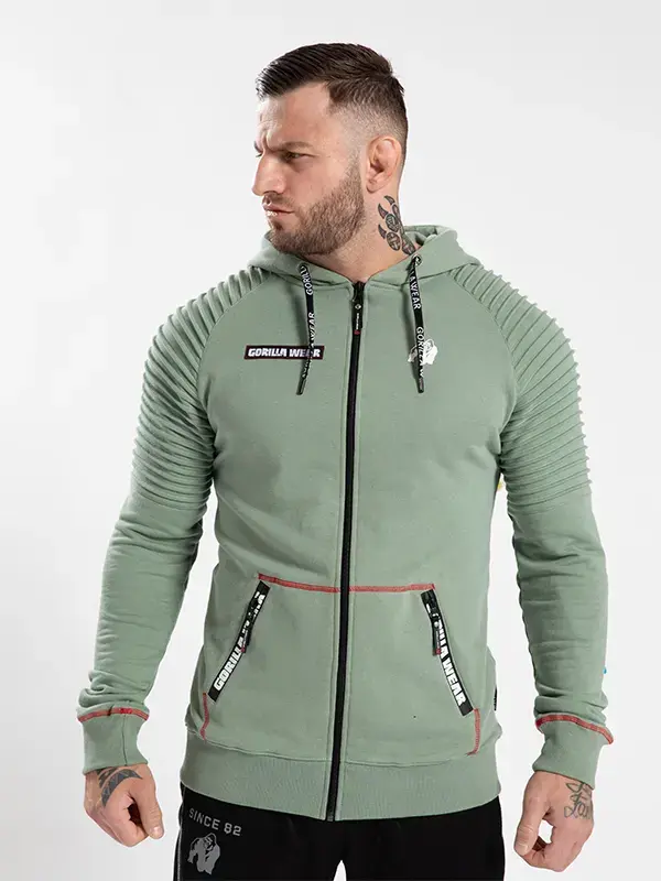 Gorilla Wear GEORGIA Dukserica - Zelena