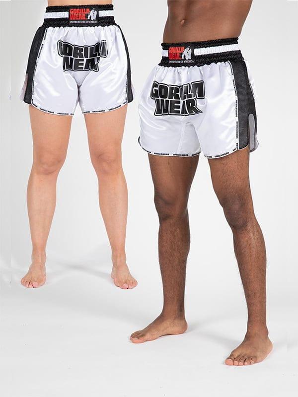 Gorilla Wear PIRU Muay Thai Šorc - Bijeli