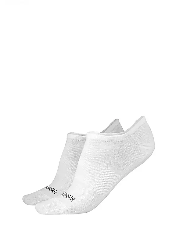 Gorilla Wear Kratke Čarape 2 Para - Bijele