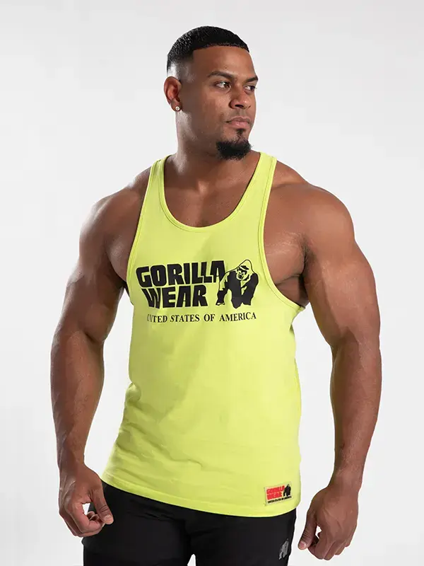 Gorilla Wear CLASSIC Tank Topimeta Žuta