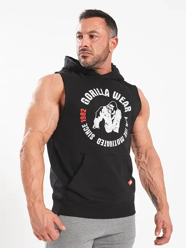 Gorilla Wear MARSHALL Majica bez Rukava - Crna