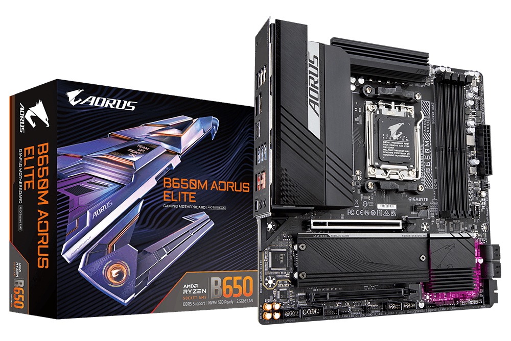 Gigabyte matična ploča, B650M Aorus Elite, Rev. 1.x