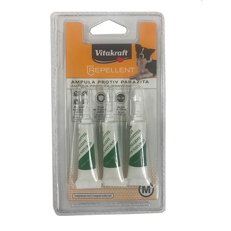 Vitakraft Ampule protiv parazita za pse, 3 komada, 3 ml