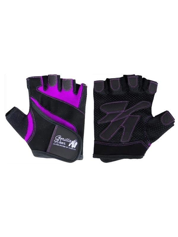 Gorilla Wear Ženske Fitness Rukavice - Crnojubičaste