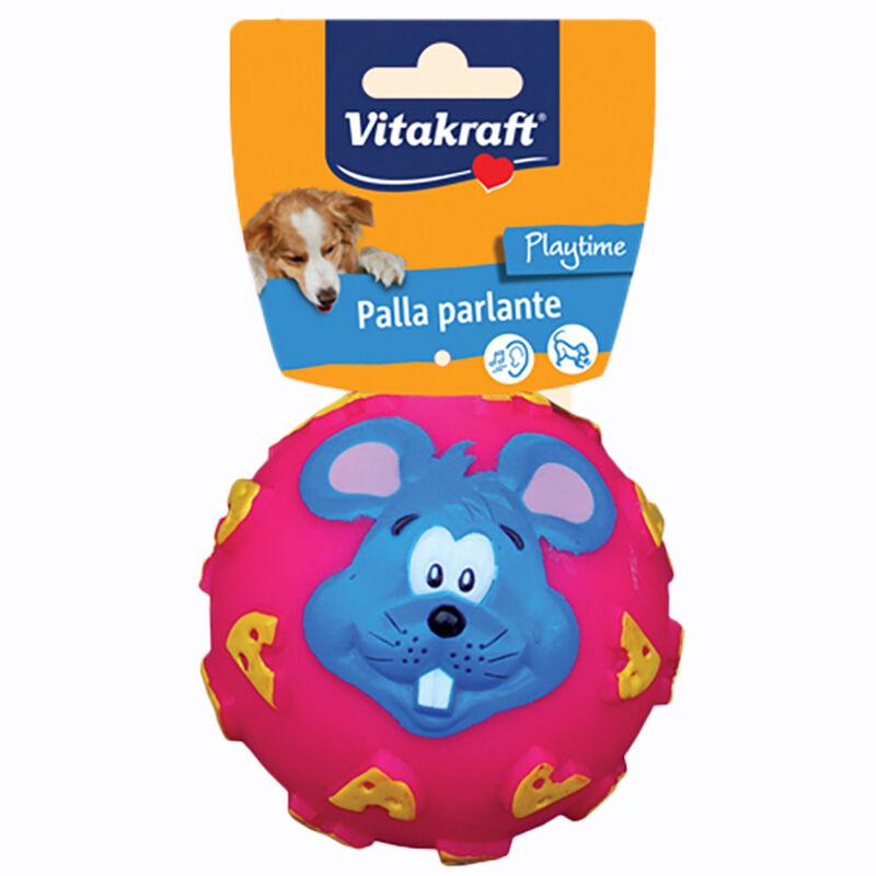 Vitakraft Plastična lopta s licem životinja, 10 cm, Šarena