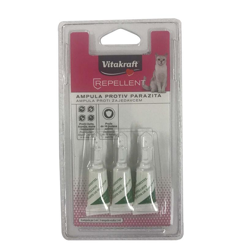 Vitakraft Ampule protiv parazita za mačke, 3x1 ml