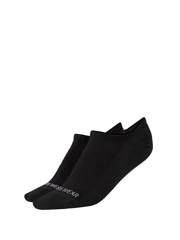 Gorilla Wear Kratke Čarape 2 Para - Crne