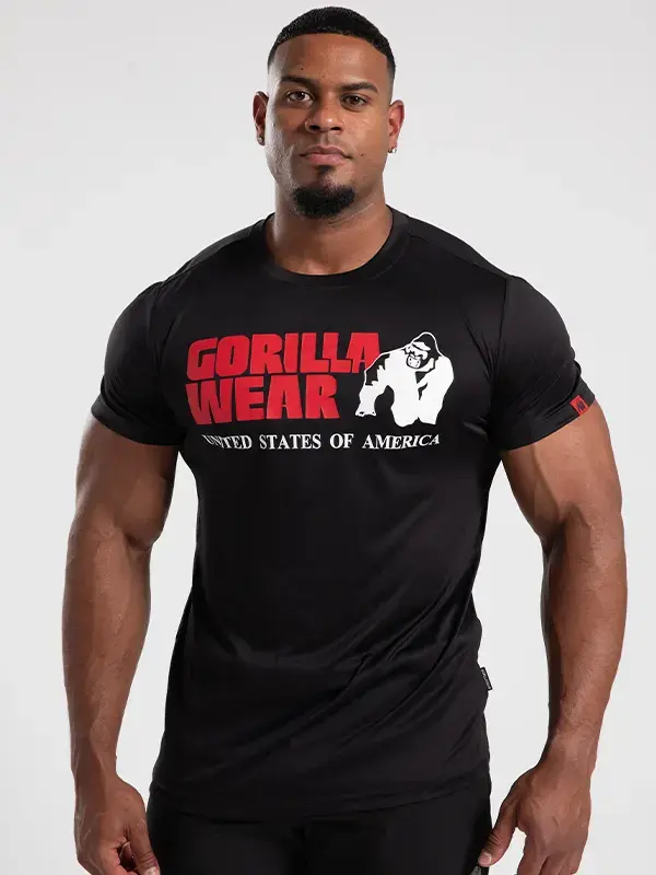 Gorilla Wear CLASSIC Majica za Trening - Crna