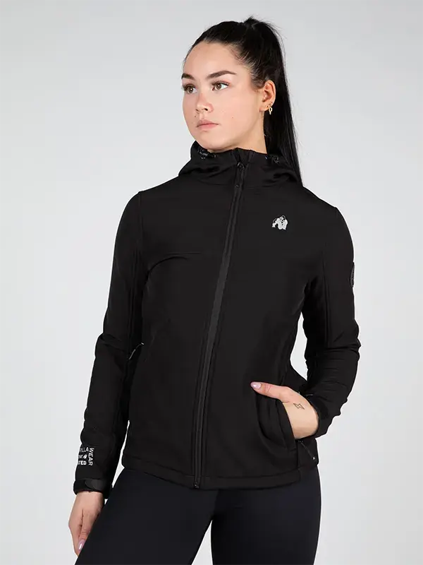 Gorilla Wear Mina Softshell Jakna - Crna