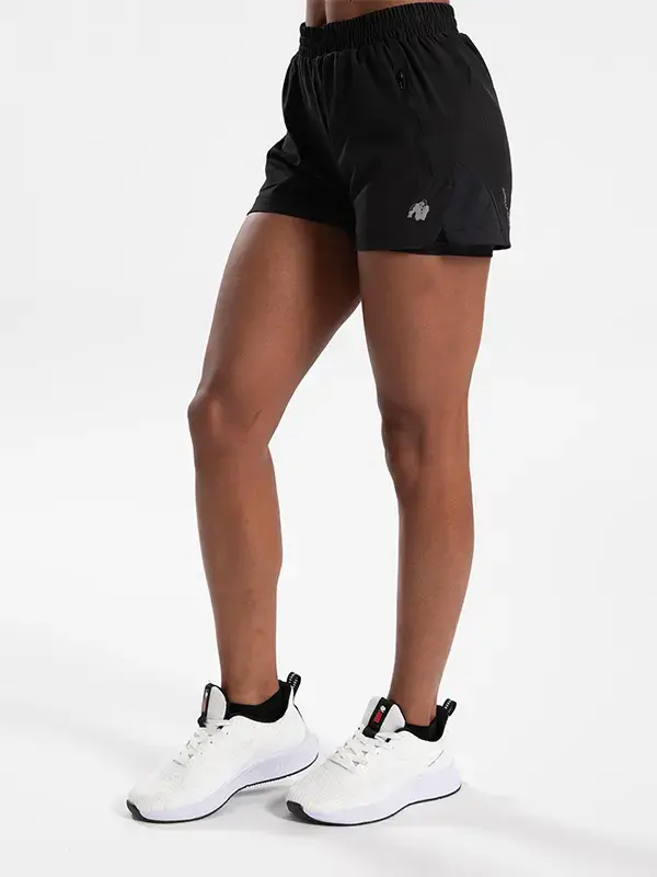 Gorilla Wear KATY 2-1 Šorc - Crni