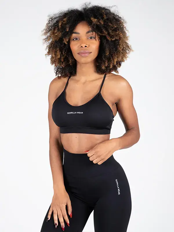 Gorilla Wear QUINCY Bešavni Sportski Top - Crni