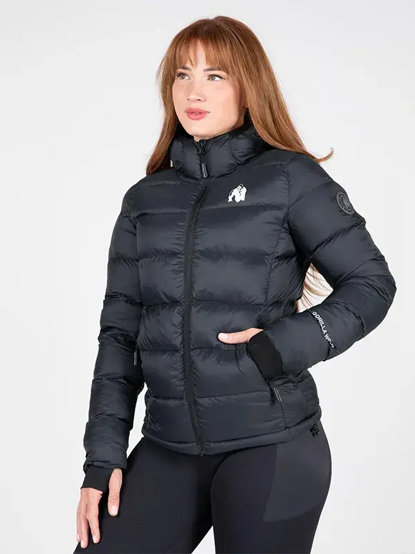 Gorilla Wear Rachel Puffer Jakna - Crna