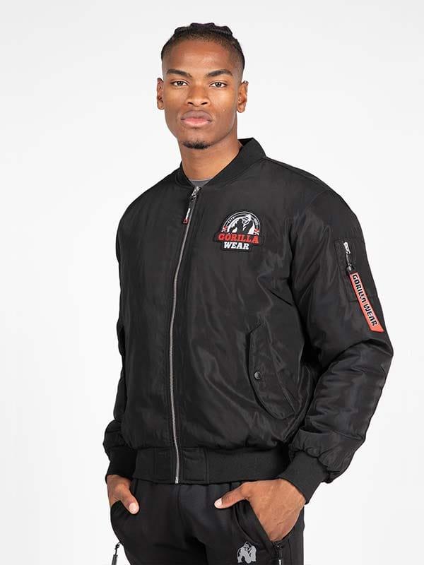 Gorilla Wear COVINGTON Bomber Jakna - Crna