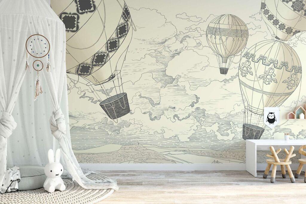 Wallity Tapeta za zid MDK-00157, 100x100 cm, Šarena