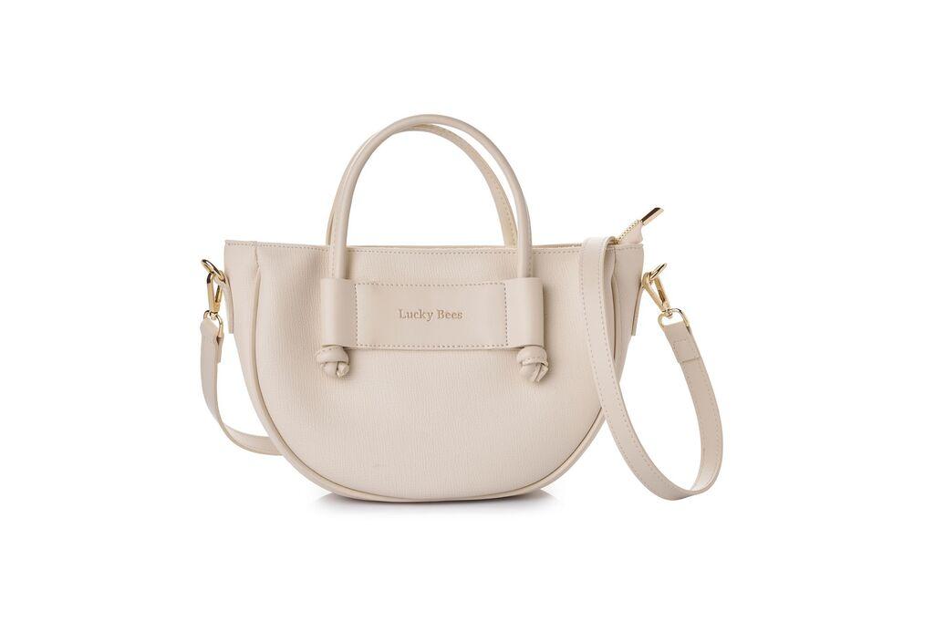 Ženska torba Lucky Bees Elin v2, krem ​​boje